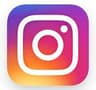 The instagram logo on a white background